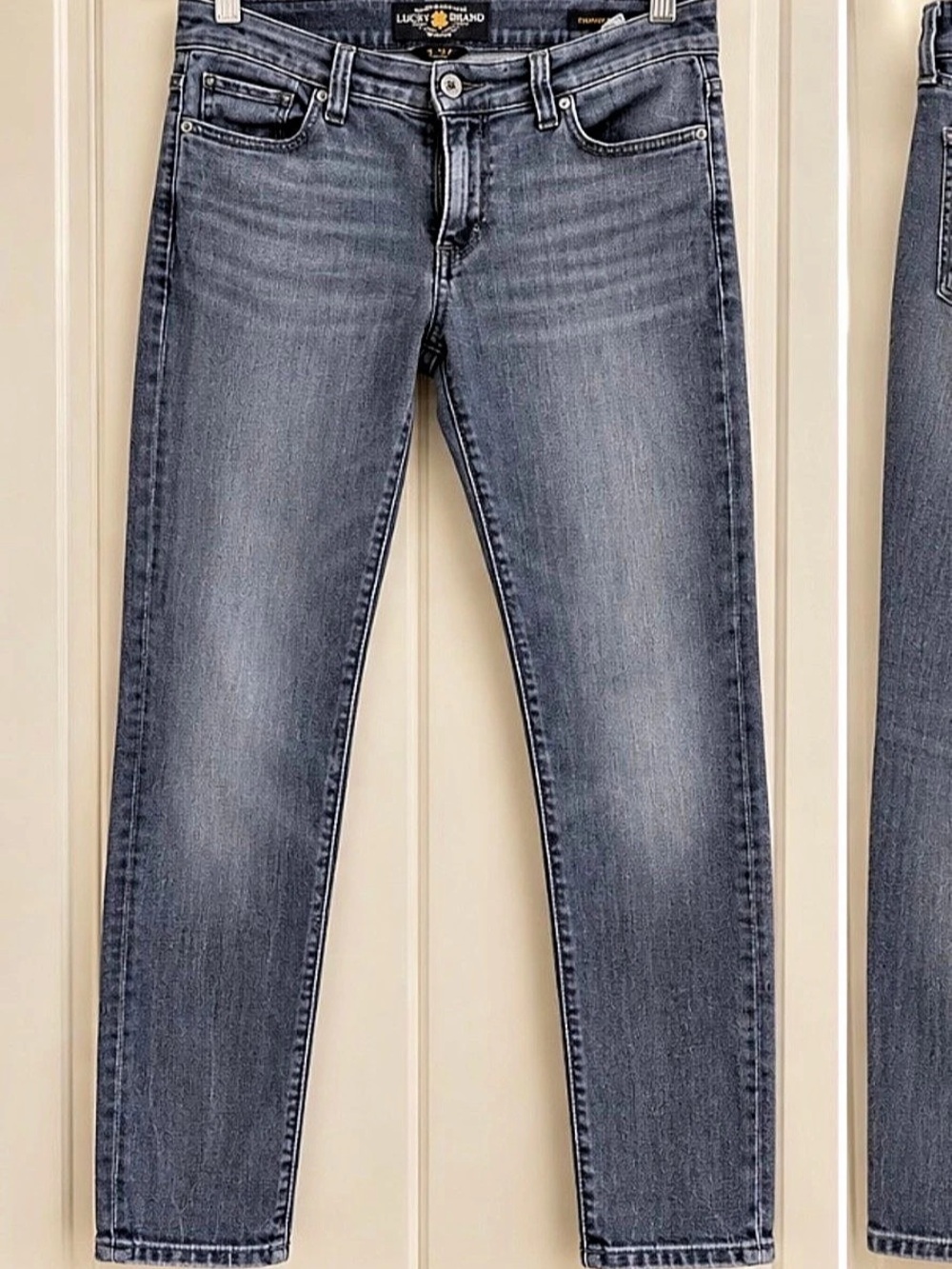 Lucky Brand Women's Dark Grey Skinny Jeans